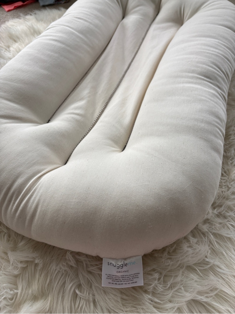 Neutral Cream Infant Lounger Insert - Unbranded